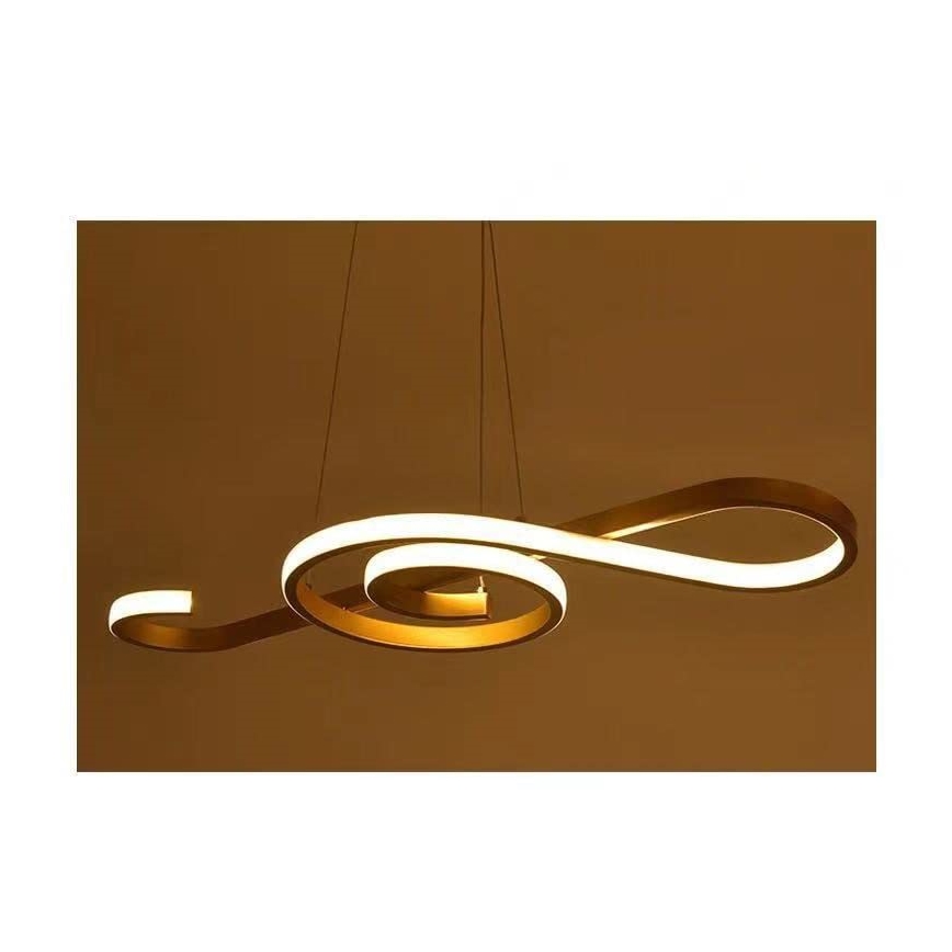 LED Chandelier on a string LED/18W/230V 3000K gold