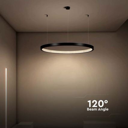LED Chandelier on a string LED/19W/230V 4000K black