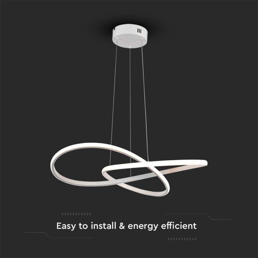 LED Chandelier on a string LED/20W/230V 3000K white