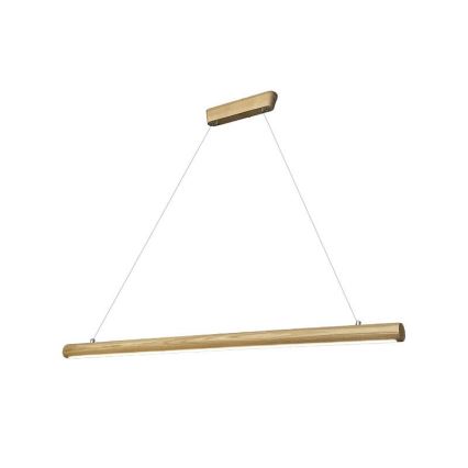 LED Chandelier on a string LED/22W/230V 4000K 120 cm ash/solid wood