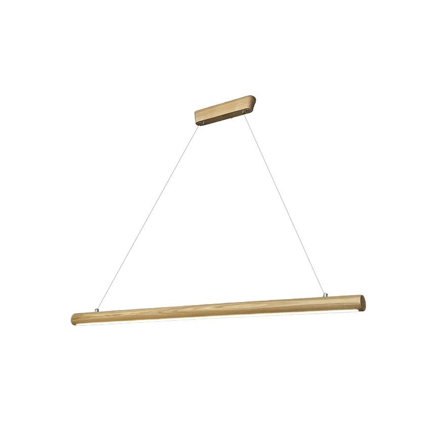 LED Chandelier on a string LED/22W/230V 4000K 120 cm ash/solid wood