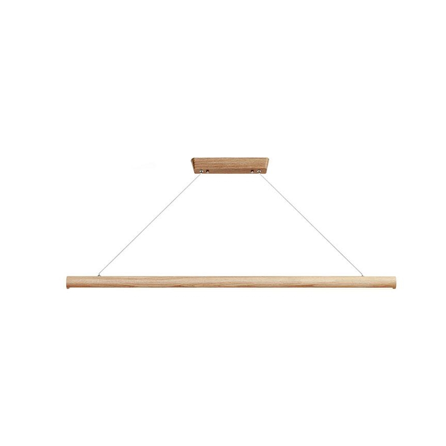 LED Chandelier on a string LED/22W/230V 4000K 120 cm ash/solid wood