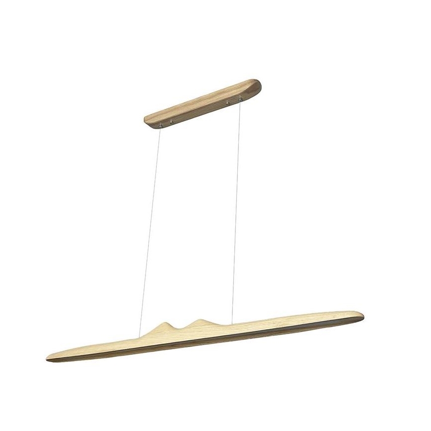 LED Chandelier on a string LED/22W/230V 4000K 120 cm ash/solid wood