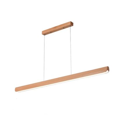 LED Chandelier on a string LED/22W/230V 4000K 120 cm beech/solid wood
