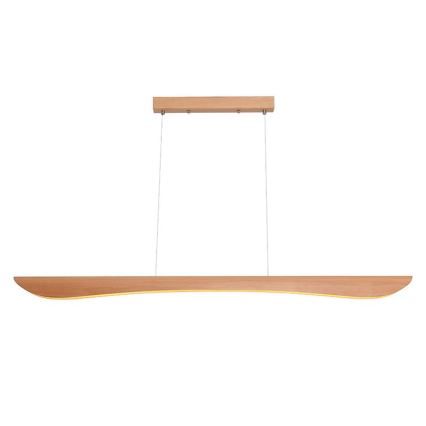 LED Chandelier on a string LED/22W/230V 4000K 120 cm beech/solid wood