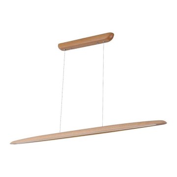 LED Chandelier on a string LED/22W/230V 4000K 130 cm beech/solid wood
