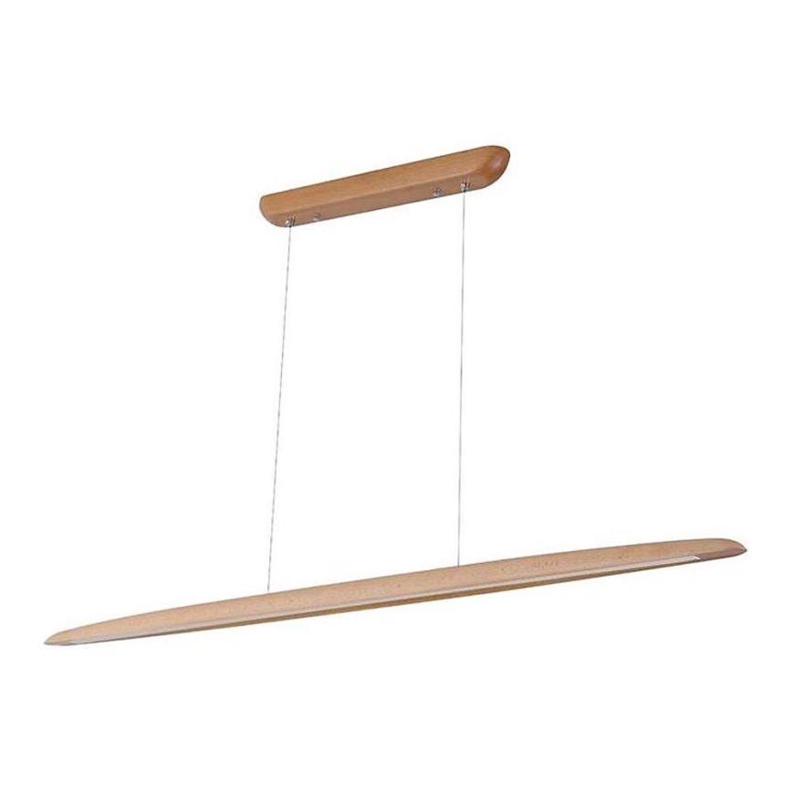 LED Chandelier on a string LED/22W/230V 4000K 130 cm beech/solid wood
