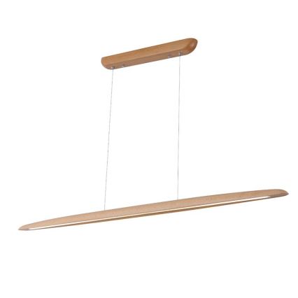 LED Chandelier on a string LED/22W/230V 4000K 130 cm beech/solid wood