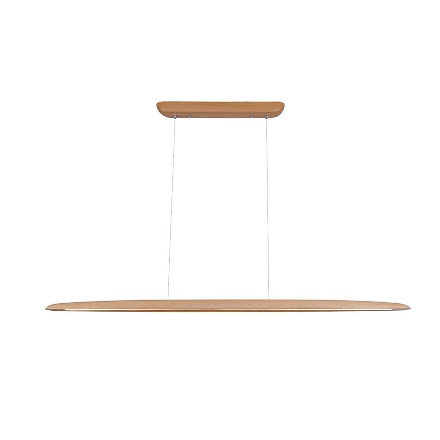 LED Chandelier on a string LED/22W/230V 4000K 130 cm beech/solid wood