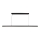 LED Chandelier on a string LED/23W/230V 4000K 120 cm black