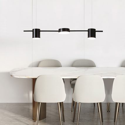 LED Chandelier on a string LED/24W/230V 3000K black