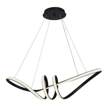 LED Chandelier on a string LED/24W/230V 3000K black