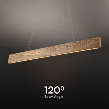 LED Chandelier on a string LED/24W/230V 3000K brown