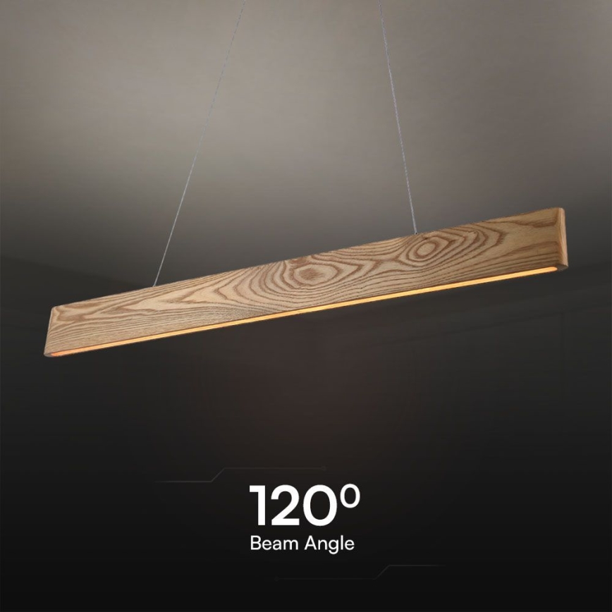 LED Chandelier on a string LED/24W/230V 3000K brown