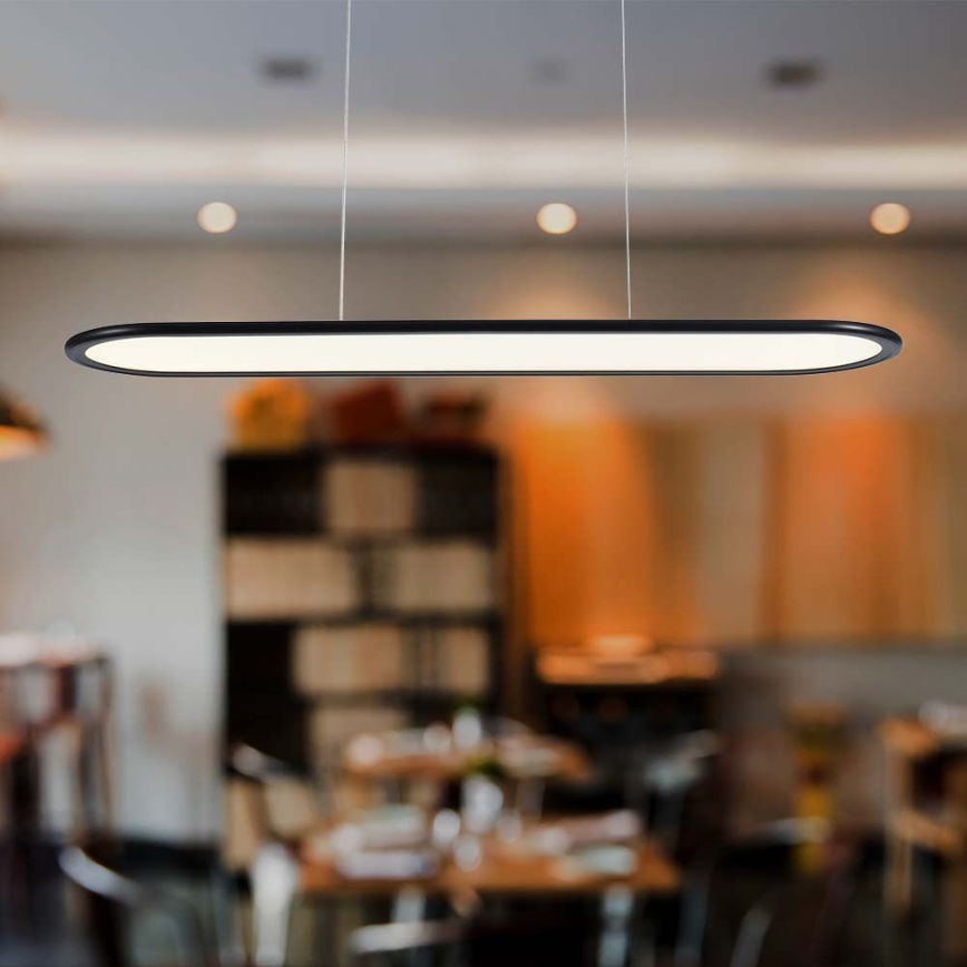 LED Chandelier on a string LED/24W/230V 4000K black