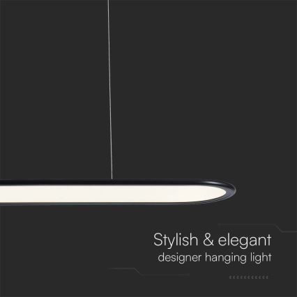 LED Chandelier on a string LED/24W/230V 4000K black