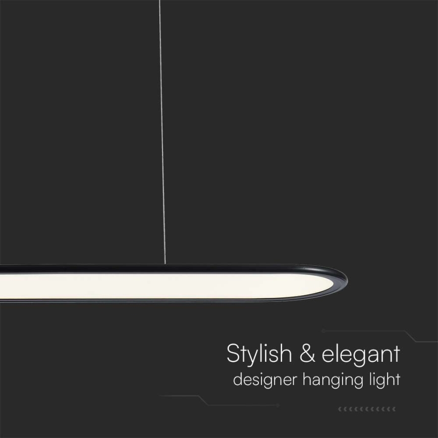 LED Chandelier on a string LED/24W/230V 4000K black