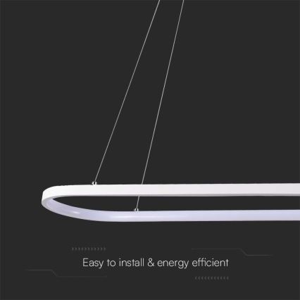 LED Chandelier on a string LED/24W/230V 4000K white