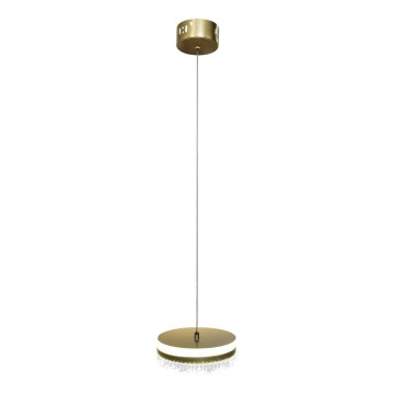 LED Chandelier on a string LED/25W/230V d. 20 cm gold