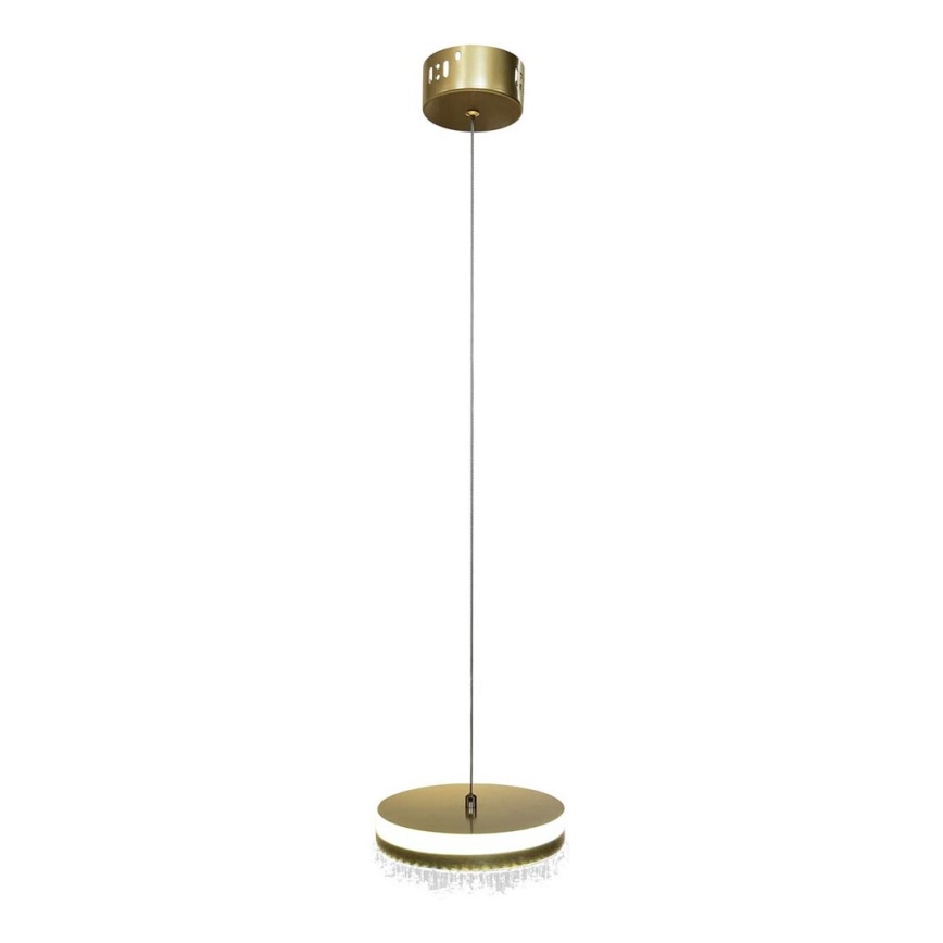 LED Chandelier on a string LED/25W/230V d. 20 cm gold