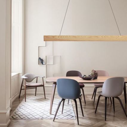 LED Chandelier on a string LED/26W/230V 4000K 150 cm ash/solid wood