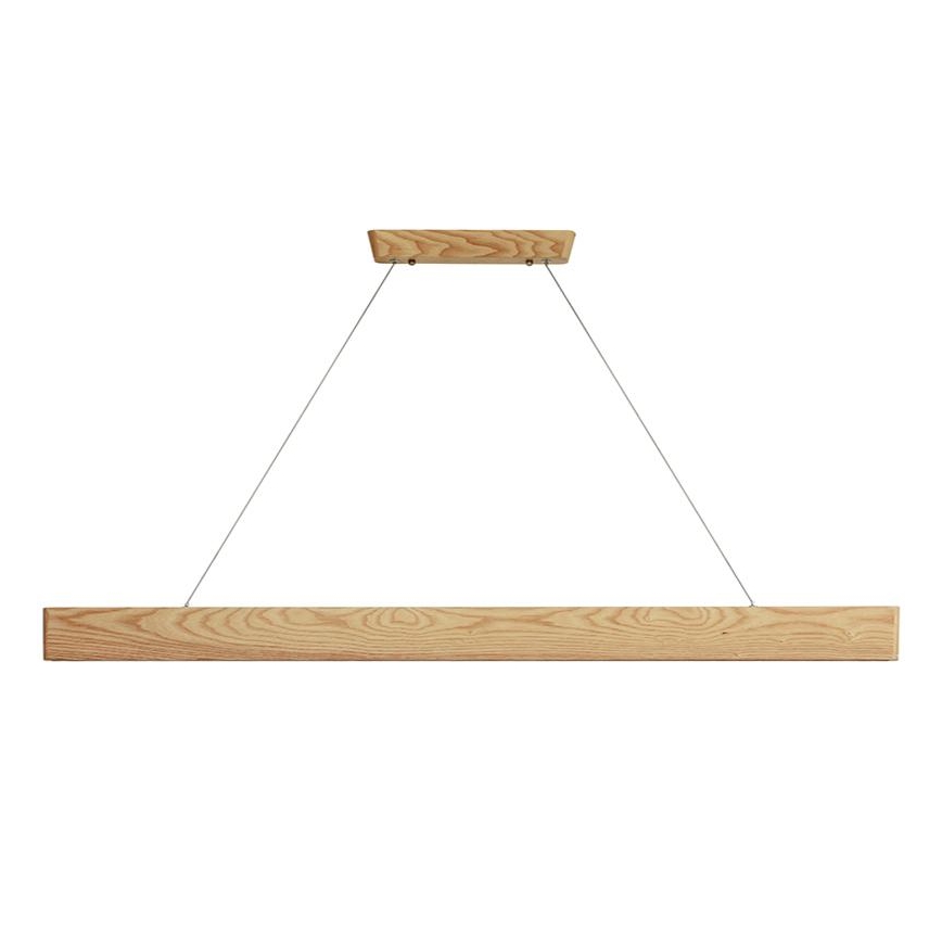LED Chandelier on a string LED/26W/230V 4000K 150 cm ash/solid wood