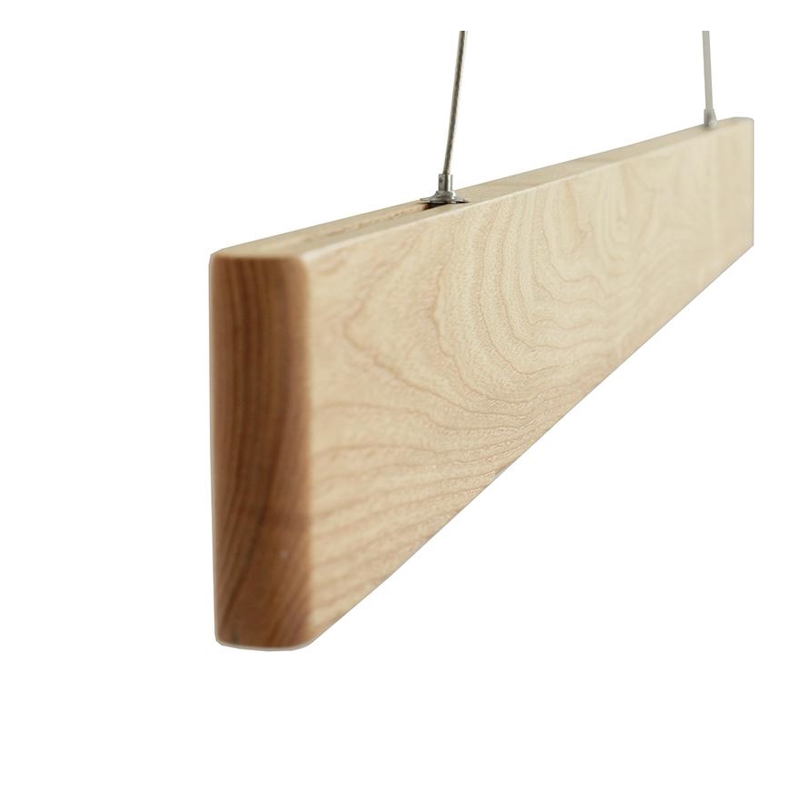 LED Chandelier on a string LED/26W/230V 4000K 150 cm ash/solid wood
