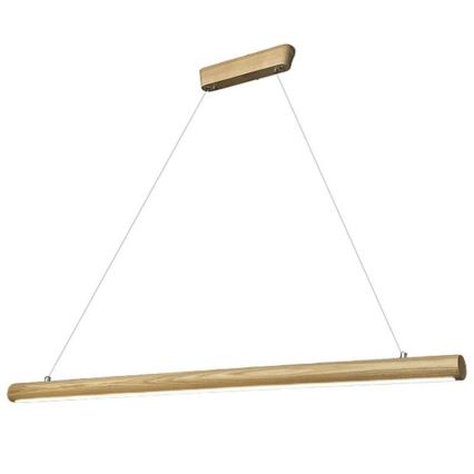 LED Chandelier on a string LED/26W/230V 4000K 150 cm ash/solid wood