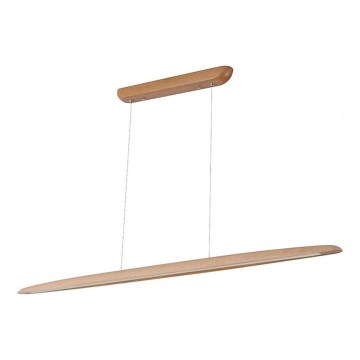 LED Chandelier on a string LED/26W/230V 4000K 150 cm beech/solid wood