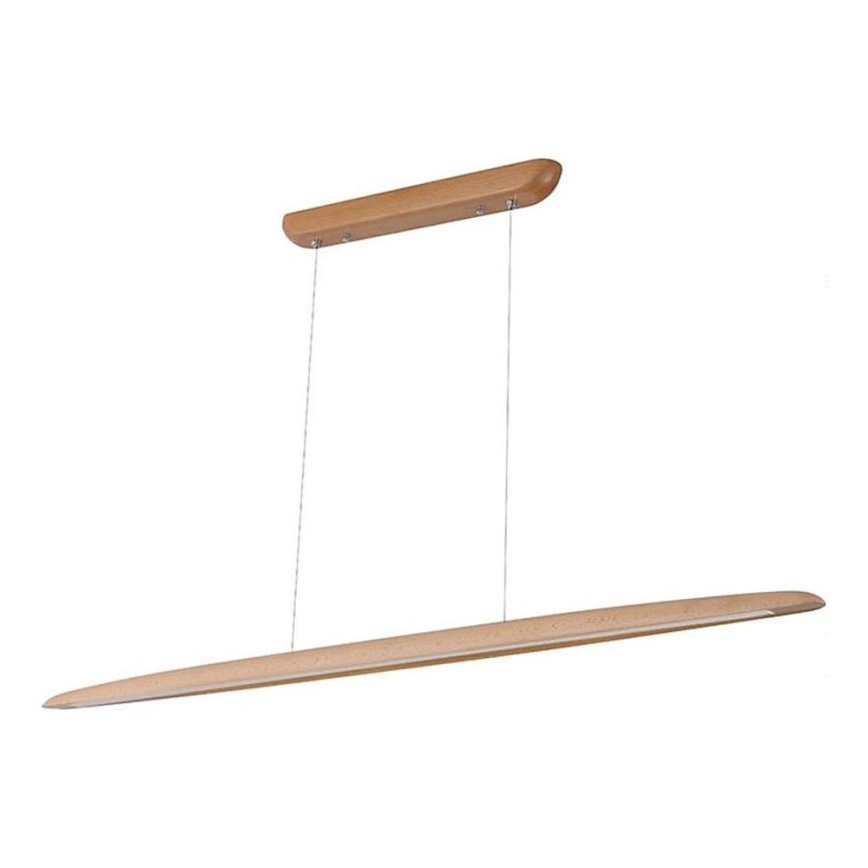 LED Chandelier on a string LED/26W/230V 4000K 150 cm beech/solid wood