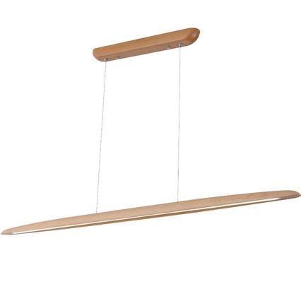 LED Chandelier on a string LED/26W/230V 4000K 150 cm beech/solid wood