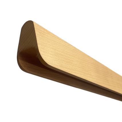 LED Chandelier on a string LED/26W/230V 4000K 150 cm beech/solid wood