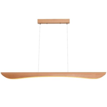 LED Chandelier on a string LED/26W/230V 4000K 150 cm beech/solid wood