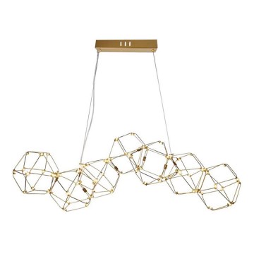 LED Chandelier on a string LED/28W/230V 3000K gold