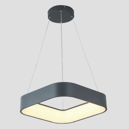 LED Chandelier on a string LED/30W/230V 3000K 45x45 cm grey