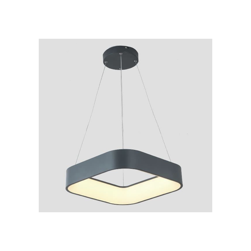 LED Chandelier on a string LED/30W/230V 3000K 45x45 cm grey