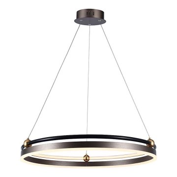 LED Chandelier on a string LED/30W/230V 3000K d. 62 cm brown