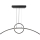 LED Chandelier on a string LED/30W/230V 4000K 88 cm black