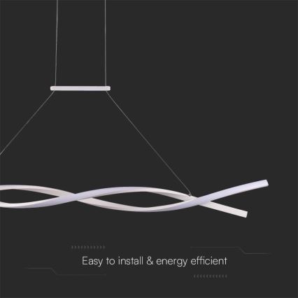 LED Chandelier on a string LED/30W/230V 4000K white