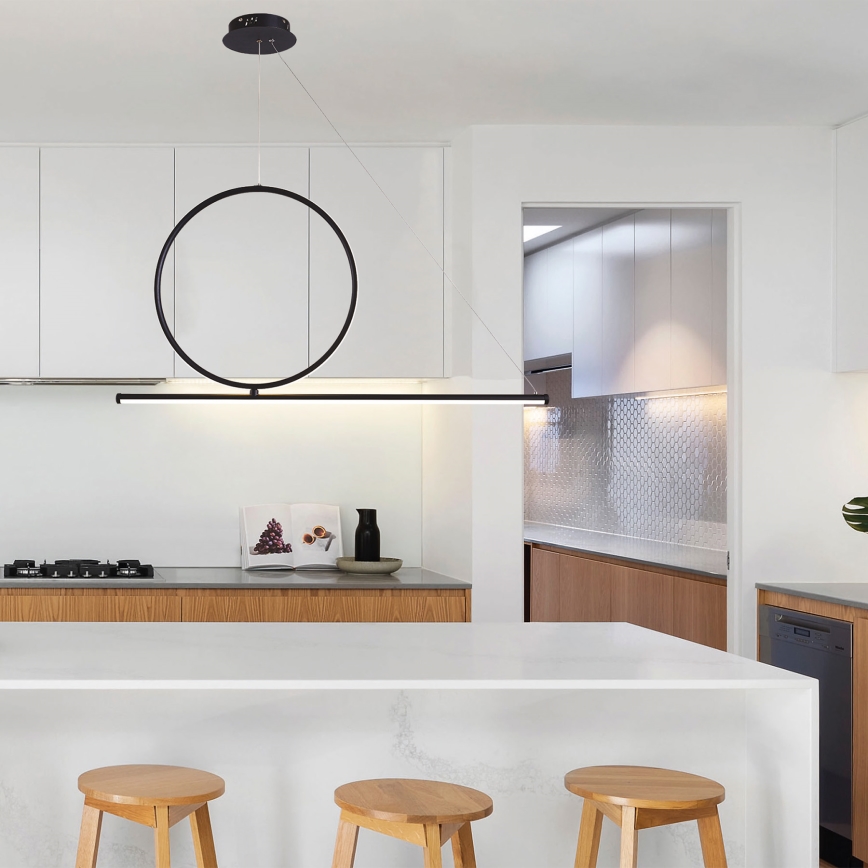 LED Chandelier on a string LED/32W/230V 3000K black