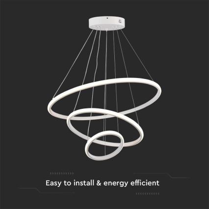 LED Chandelier on a string LED/32W/230V 3000K white