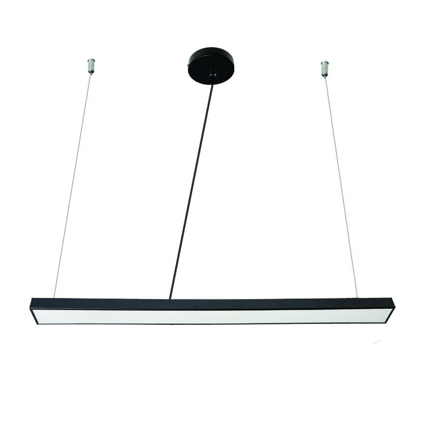 LED Chandelier on a string LED/32W/230V 4000K d. 120 cm black