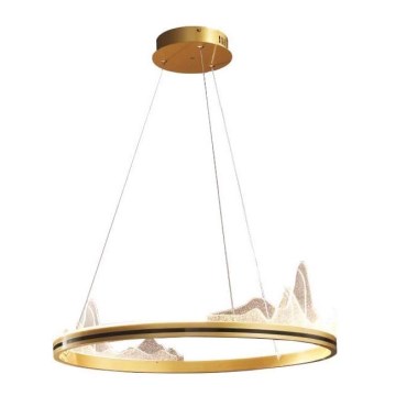 LED Chandelier on a string LED/35W/230V 3000K gold
