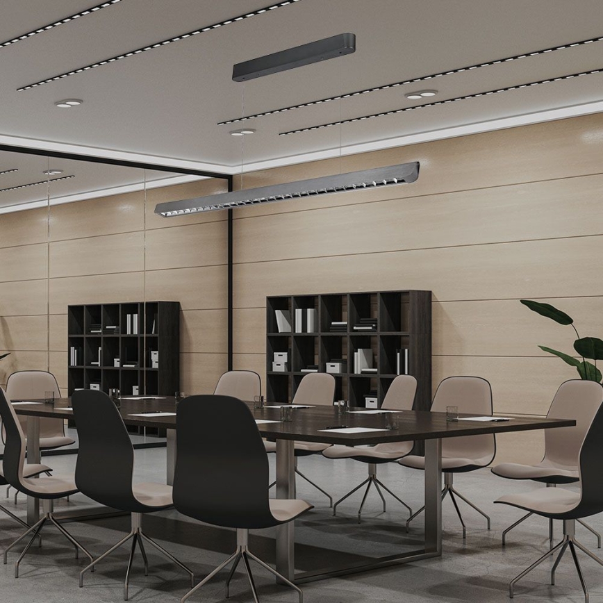 LED Chandelier on a string LED/36W/230V 3000/4000/6400K anthracite