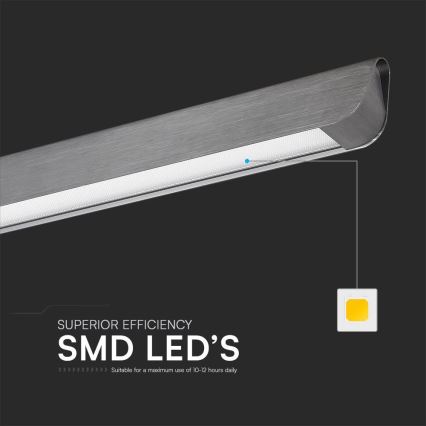 LED Chandelier on a string LED/36W/230V 3000/4000/6400K anthracite