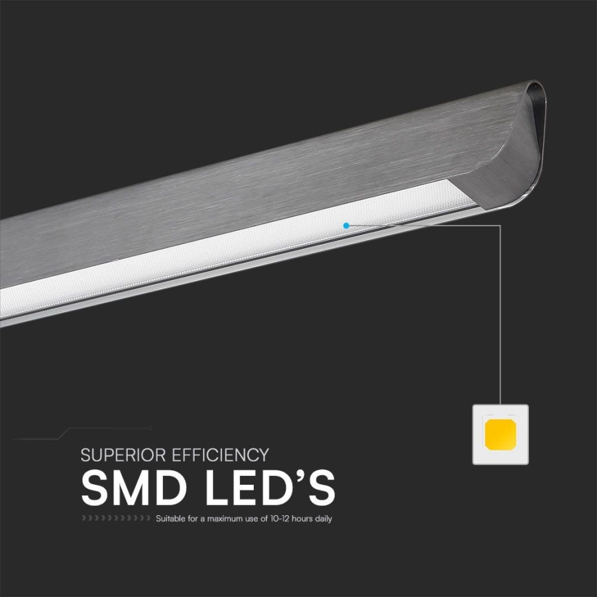 LED Chandelier on a string LED/36W/230V 3000/4000/6400K anthracite