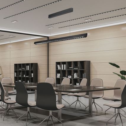 LED Chandelier on a string LED/36W/230V 3000/4000/6400K black