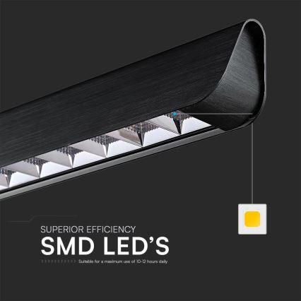 LED Chandelier on a string LED/36W/230V 3000/4000/6400K black