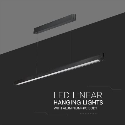LED Chandelier on a string LED/36W/230V 3000/4000/6400K black