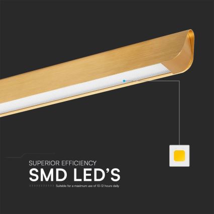 LED Chandelier on a string LED/36W/230V 3000/4000/6400K gold